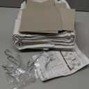 Ofiray-home Over the Door Organizer 5 Tiers,Extra Large Behind Door Storage of 10 Compartments,80 lbs Weight Capacity Over the Door Storage, Door Hanging Organizer for Closet, Diaper Organizer, Beige