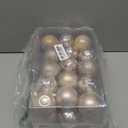 2.36" Champagne Christmas Ornaments for Christmas Tree 30 Pcs Small Shatterproof Balls Christmas Tree Decorations Xmas Ornaments Balls with Hanging Loop for Wedding Holiday Party Wreath Home Decor