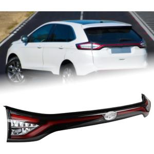 W/O DRL Liftgate Center Tail Light Rear Lamp Assembly Compatible for 2015-2018 Ford Edge SE/SEL