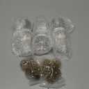 Mcredy Furniture Legs 5.9" Height Modern Acrylic Couch Sofa Bench Dresser Legs with Mounting Hardware for Couch Table Chair Sofa Feet Replacement Cabinet Leg, 4 Packs