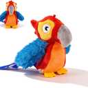 Moving Cat Toy Automatic Cat Toys Interactive Bird Cat Toy with Catnip Toys Flapping Wings Chirp Tweet Rechargeable Interactive Kitten Toy Motion Sensor Touch Activated