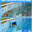 BluSwim Standard Pool Wall Skimmer for Above Ground Pools, Heavy Duty ABS Through Wall Pool Skimmers with Return Jet & Vacuum Plate, Thru-wall Skimmer Kit Compatible with All Width 6 '' Openings
