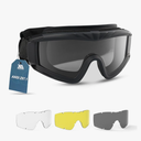 xaegistac Airsoft Goggles Tactical Safety Goggles Anti Fog Glasses Hunting Cycling