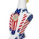 Freedom Funnel  Patriotic Eagle Beer Funnel with American Flag Design  60oz Capacity and Smooth, Fast Pour  Made in USA  Durable, Washable Plastic  Patriotic Party Starter