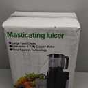 Cold Press Juicer, 5.5inch Wide Feed Chute Juicer Machine, Slow Masticating Juicer for Whole Vegetables & Fruits, Black