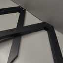 Heavy Duty Metal Table Frame Base - Spider Style Table Legs, Pre-Drilled for Easy Installation, 1000kg Load Capacity - Ideal for Coffee Tables, Desks, and Conference Tables - Modern Design