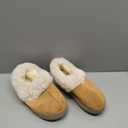 Zigzagger Women’s Memory Foam Slippers, Cozy House Shoes Indoor Outdoor with Microsuede Upper, Thick Fuzzy Fur Collar and Non-Slip Rubber Sole, Size 7