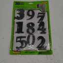 Hy-Ko Products MM-200B - Self Adhesive Molded Plastic Numbers 2.375" H - Black, 30 Pieces