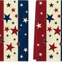 Artoid Mode Stripes Stars America Patriotic 4th of July Kitchen Towels Dish Towels, 18x26 Inch Farmhouse Memorial Day Decoration Hand Towels Set of 2