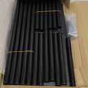 JEPRECO Plant Stand Indoor 7 Tier 8 Potted Metal Wood Plant Shelf, Multiple Flower Pots Corner Tall Plant Holder Stands for Living Room Balcony Bedroom, Black