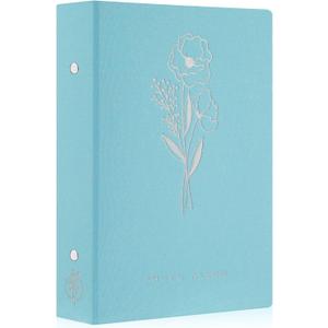 Lanpn Photo Album 4x6 300 Pockets, Linen Photo Albums Holds 300 Horizontal Pictures Only Teal