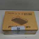 Litter Box Ramp, Cat Steps/Stair for Litter Box, Litter Catcher with Filter Function and Non-Slip Rubber Feet, Suitable for Small and Elderly Cats (Light Grey with Wooden Base)