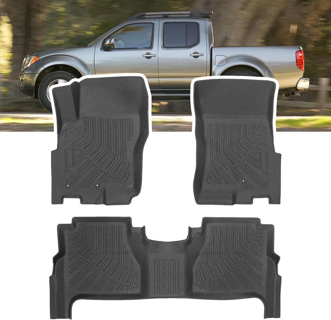 Floor Mats for Nissan Frontier Crew Cab 2008-2021(NOT King Cab)