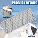 Nuanchu Thick Helm Station Pad Fishing Boat Non Slip EVA Pad with Adhesive Backing Non Slip Boat Standing Mat for Cushions Seat Covers Vinyl Upholstery Marine Accessories