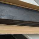 YYWUOJJ Wood Floating Shelves for Wall Decor, Rustic Wall Shelves for Bedroom Bathroom Kitchen Living Room, Set of 4 Black 36 Inch
