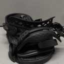 Snowboard Bindings Lightweight Snow Shoes Bindings Rear Entry Bindings for Men and Women Easy to Put on and Take Off (Medium, Black)