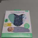 SwaddleMe by Ingenuity Original Swaddle, 100% Cotton, Improves Sleep & Calms Startle Reflex, 3-6 Months, 14-18 lbs, 1.0 TOG, 3-Pack, Baby Swaddle Blanket - Mountaineer