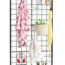 Asee'm Grid Wall Panels Display Stand 2' x 5.2' FT Black Movable Wire Grid Wall Display Rack Heavy Floorstanding Detachable Girdwall Panel with T-Base for Craft Show Rack, Retail Displays 1PCS