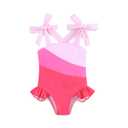 JingleBaBa Summer Baby Girl Bathing Suit Ruffle One Piece Swimsuits Quick Dry Beach Swimwear for Girls 6-9 Months