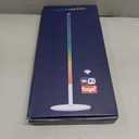 Vexinat Corner Floor Lamp, Smart RGB LED Corner Lamp with App & Remote, Modern Floor Lamp with 16 Million Colors, Music Sync, Scene Modes, Color Changing Standing Lamps for Living Room, Bedroom, Silver 