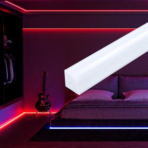 Muzata 10Pack 3.3FT/1M Plus-Size Spotless V Shape LED Channel Silver Aluminum LED Diffuser Channel with Milky White Cover V101 WW 1M (1M 10Pack) Muzata 10Pack 3.3FT/1M Plus-Size Spotless V Shape LED Channel Silver Aluminum LED Diffuser Channel with Milky White Cover V101 WW 1M (1M 10Pack)