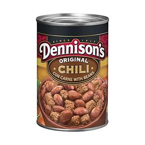 Pack of 2, Dennison's Original Chili Con Carne with Beans, Canned Chili, 15 OZ