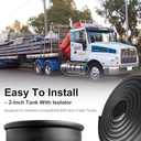 6ft Fuel Tank Strap,Rubber Gas Tank Straps for Most Semi-Trailer Trucks,2 Inches Fuel Tank Strap Isolator with Scissors