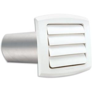 Dundas Jafine 6 inch White Louvered Vent Hood BLH6WZW