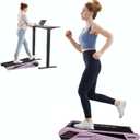 Egofit Walker Pro/Plus Under Desk Walking Treadmill for Working from Home, Compact Walking-Only Treadmill with Fixed 5% Incline for Office Use, Quiet Operation, App & Remote Control, Desktop Not Included