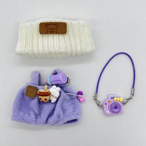 3 Pcs Purple Doll Clothes Set for 15/17 cm Dolls, Birthday Fashion Outfits for Dolls, Exquisite Accessories for Doll, Stylish Outfit for Birthday Collectors