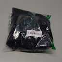 Danysu Double Lined High Round Neck Long Sleeve Tops for Women with Built in Bra Nylon Basic Crop Fall Tee Shirts (Medium, Black)