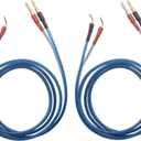 KK ZB-SB 1pair Set(4banana&4pin) HiFi OFC Speaker Wire, Banana Plug to Pin Type Plug, 1.5M(4.92ft)/3M(9.84ft)/5M(16ft)/7M(22.9ft), KK ZB-SB