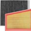 OPBU966-12814 Cabin & Engine Air Filter for Buick Encore GX 2020-2025,for Chevrolet Trax 2024-2025,Trailblazer 2021-2025.Replacment for CA12814,42712666, CF11966,23393247,.