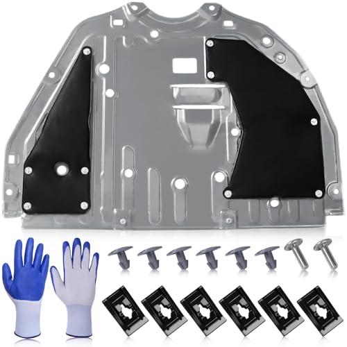 74111-T20-A00 74113-T20-A00 Lower Engine Splash Guard Under Car Shield Cover Board for Honda Civic 2022 2023, Front Centre Underbody Shield | with Engine Cover Pins and Bolts, Replace# 74111T20A00
