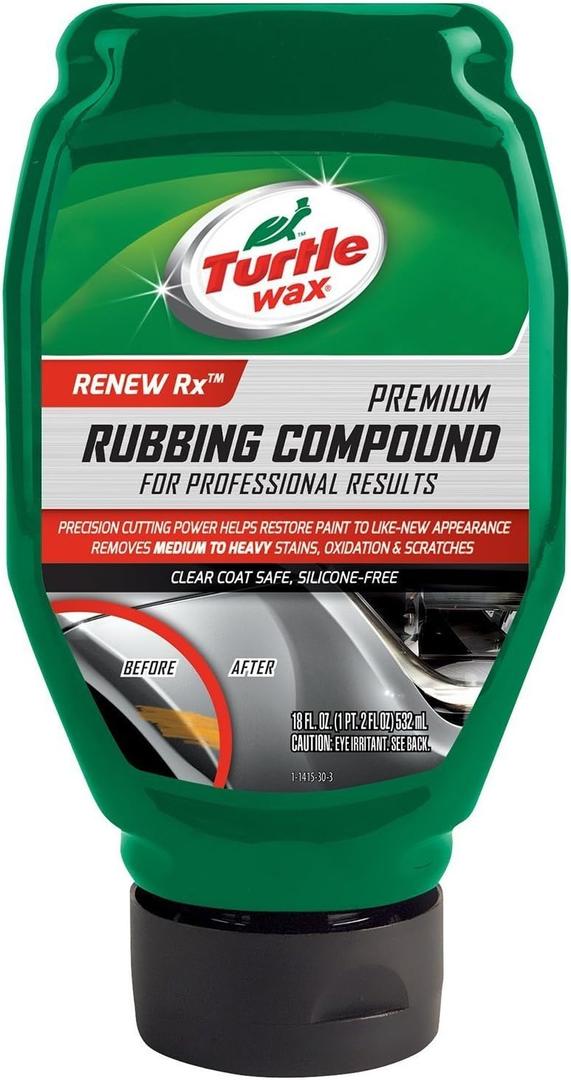 Turtle Wax T415 18 Oz Premium Rubbing Compound