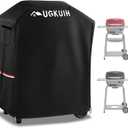 Grill Cover for CharBroil Bistro Pro Electric Grill Outdoor, Heavy Duty 600D Waterproof Protection, Compatible with Charbroil Grill Cover 25302145, 25302146, 25302161 and CB1250073P4
