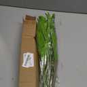 3PCS Artificial Tropical Green Plants 15.75" Fake Hostas Outdoor Artificial Plants, UV Resistant, Faux Green Leaf Stems for Porch, Patio, Balcony, Garden Planter or Indoor Dcor