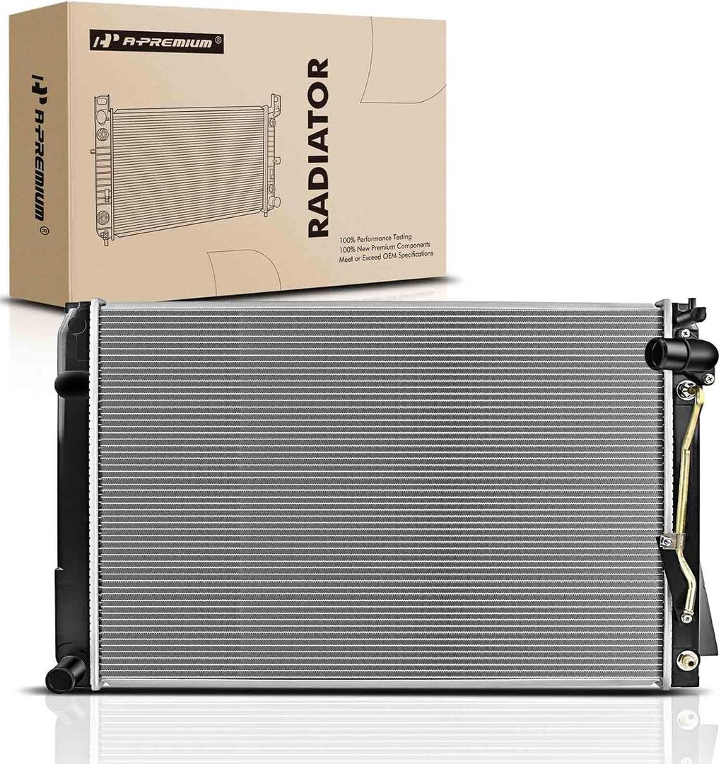 A-Premium Engine Coolant Radiator Assembly - with Transmission Oil Cooler - Compatible with Toyota Sienna 2005 2006 V6 3.3L