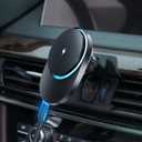 CLEC for BMW X5 2014-2018 X6 2015-2019 Magnetic Wireless Car Charger Phone Holder Mount Custom Fit for BMW X5 2014-2018 X6 2015-2019 15W Fast Charging Car Phone Holder Wireless Charger