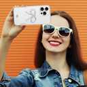 2 x Designed for iPhone 12 Pro Cases with Camera Lens Protection, Cute 3D Metal Bow Phone Cover Clear Soft Protective Case for iPhone 12 Pro Case (Silver)