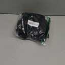 GRAPENT Bikini Tops for Women Twist Front Ruched Bathing Suit Adjustable Crisscross Back Cropped Tankini Swim Top Only M Black