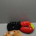 Maitys 3 Pcs Travel Pillow for Kids Cute Animal Neck Head Chin Support Pillow Soft U Shaped Kids Neck Pillow Car Seat Comfortable PP Cotton Pillow for Airplane Sleeping Children Gift