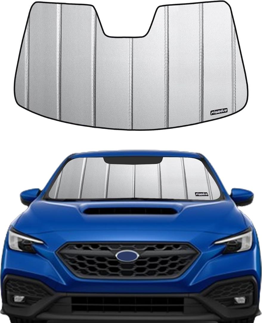 Pigenius Windshield Sun Shade for Subaru WRX 2022-2026, with Eyesight Driver Assist - Safeguard