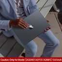 Soonjet Matte Case for MacBook Air 13/13.6-inch (M5/M4/M3/M2, 2022–2026 A3449 A3240 A3113 A2681), Lightweight | Scratch & Fingerprint Resistant | Closes Seamlessly | Ideal for Work, Travel & Study