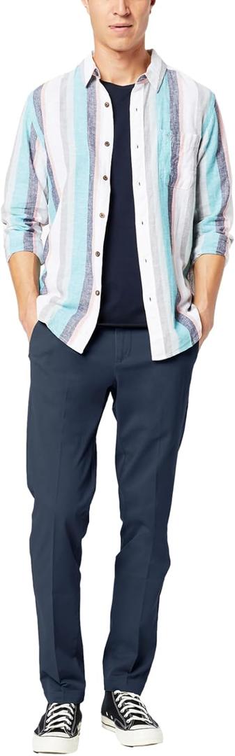 Dockers Men's Workday Khaki Slim Fit with Smart 360 Flex, Pembroke , 32W x 30L