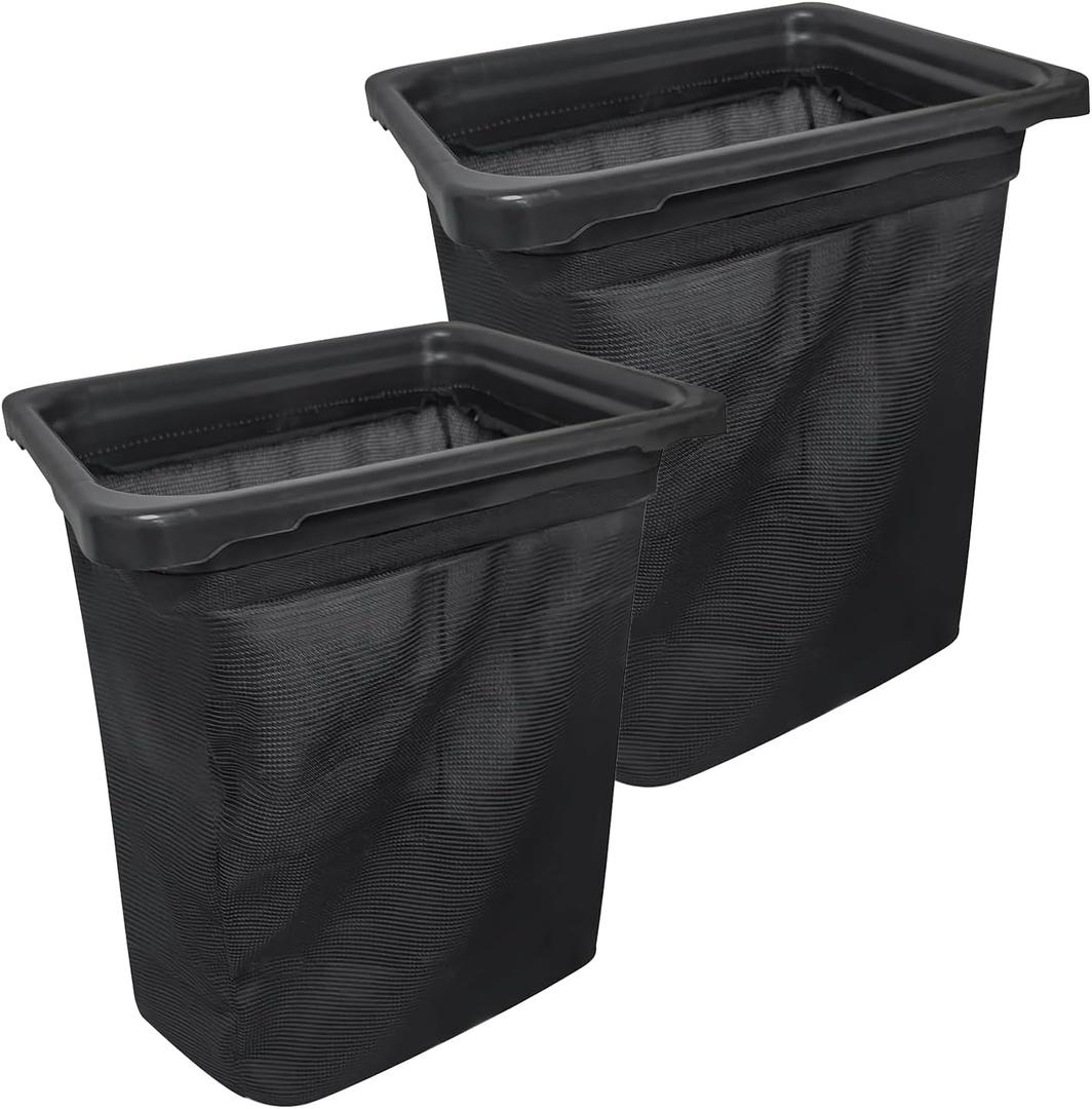 deawater 2PACK 964-04090A 964-05104 964-04096A Double Bagger Grass Bag Assembly for Troy-Bilt MTD Cub Cadet Craftsman Lawn Mower (Without Catcher Frame)