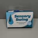 Aokitec Sensory Swing for Kids with Special Needs, Indoor Kids Swing Cuddle Hammock Chair Adjustable Aerial Swing for Children with Autism, ADHD, Asperger, Sensory Integration(Blue)