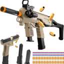 Two Modes Toy Gun Shell Ejecting Rifle with 80 Soft Bullets 40 Shells 2 Clips Soft Bullet Toy Guns Outdoor Shooting Games Christmas Halloween Birthday Gifts