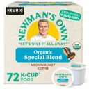 Newman's Own Organics Special Blend Keurig Single-Serve K-Cup Pods, Medium Roast Coffee, 72 Count