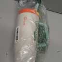 CVLIFE Insulated Tumblers with Handle Leak Proof Tumbler with Lid and Flip Straw 32 oz Insulated Water Bottle Fits in Cup Holder (Beige)